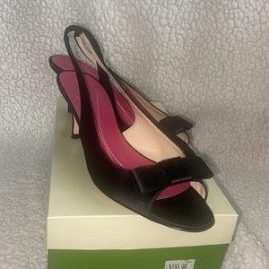 Kate Spade kitten heels with ankle strap